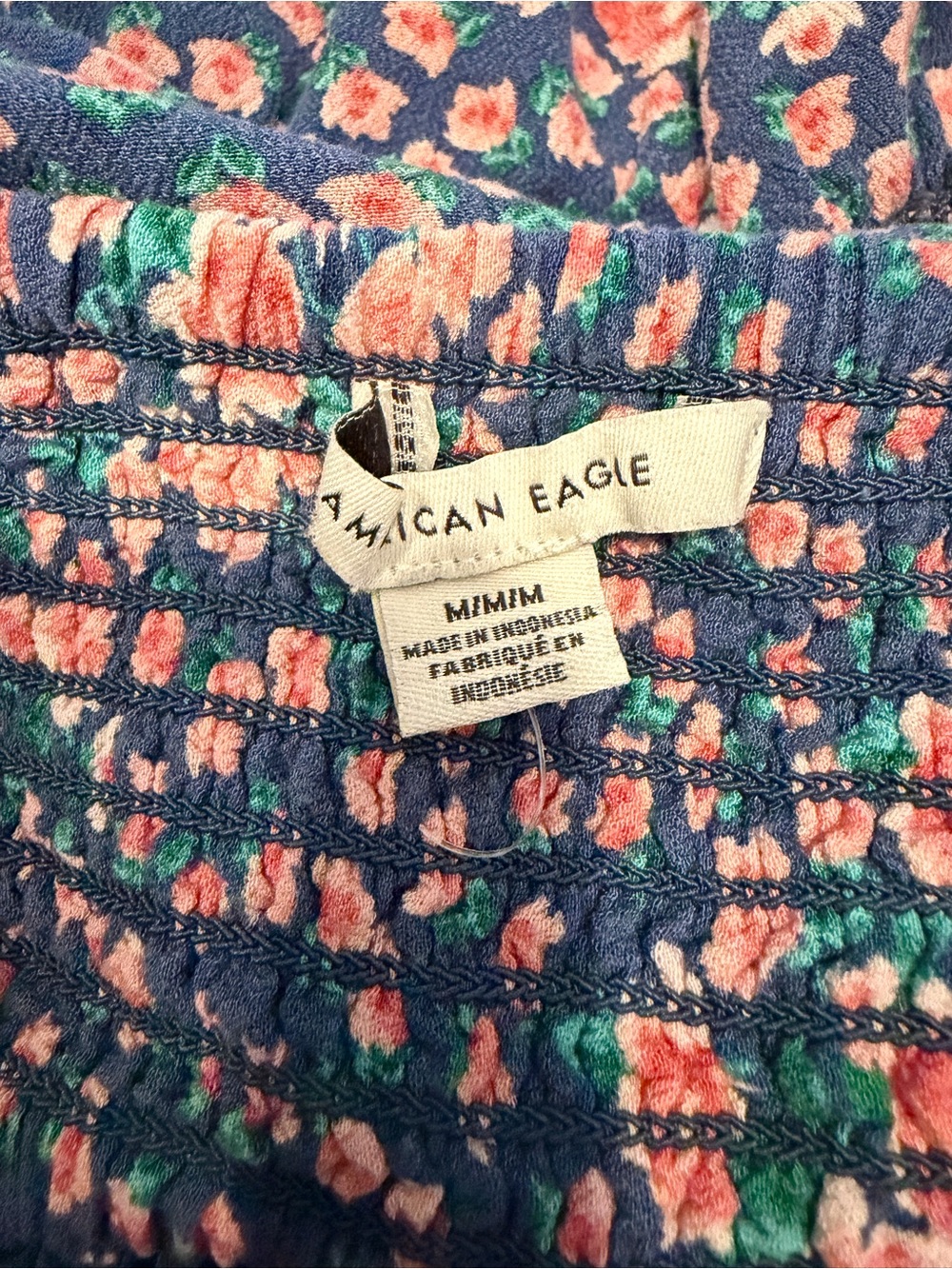 American Eagle Tiered Mini Skirt Ditsy Floral Coquette Garden Fairy Feminine - Picture 3 of 6